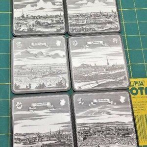 Vintage Made In West Germany Schuberth Coasters Se